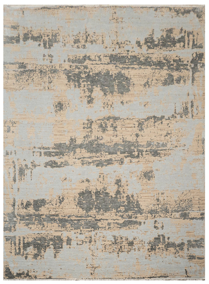 A custom-made Jaipur carpet luxurious wool and silk pile 430x297cm | Rug #32076