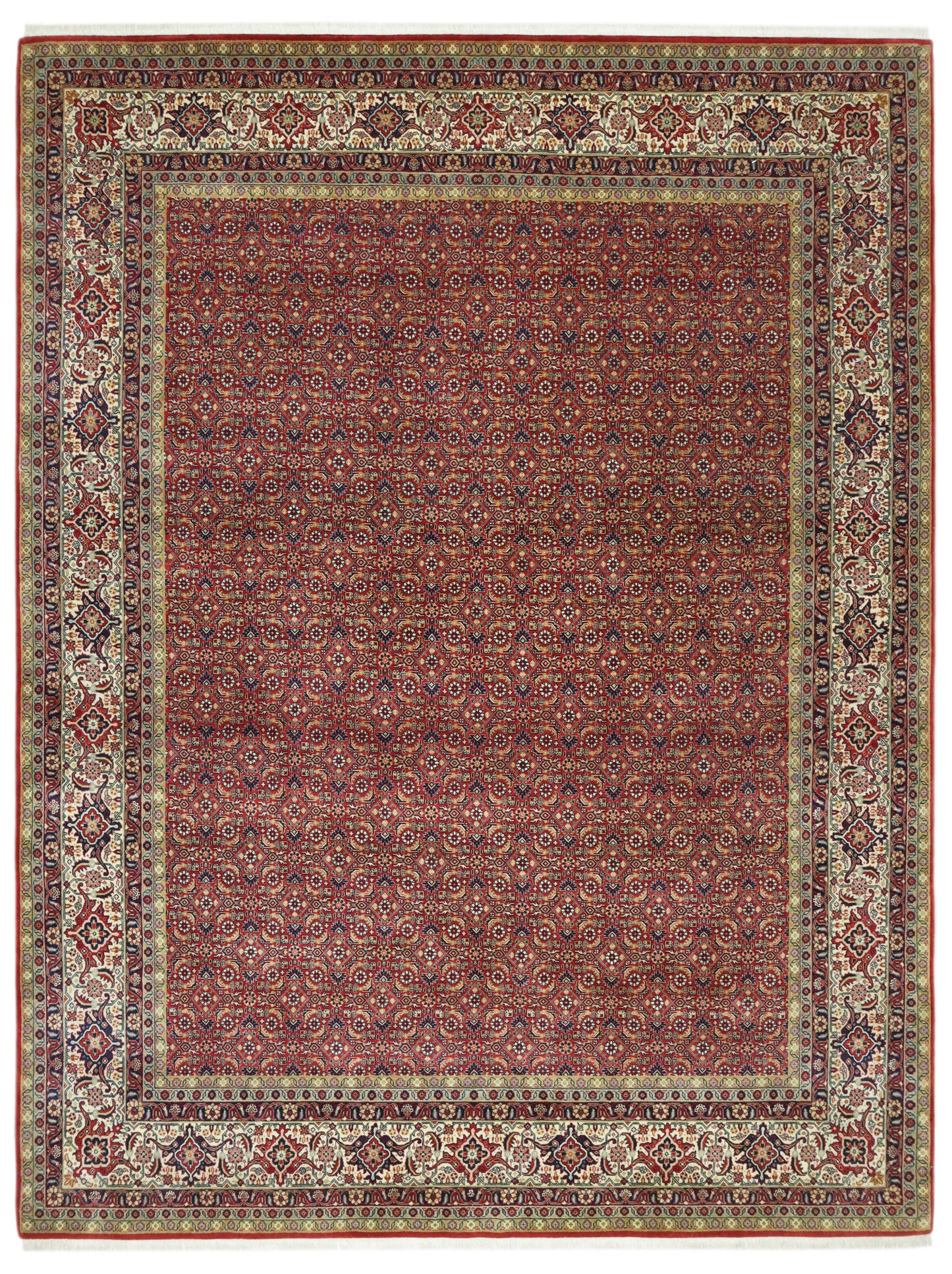 Amritsar Tabriz Mahi design 306x249 cm | Rug# 32124