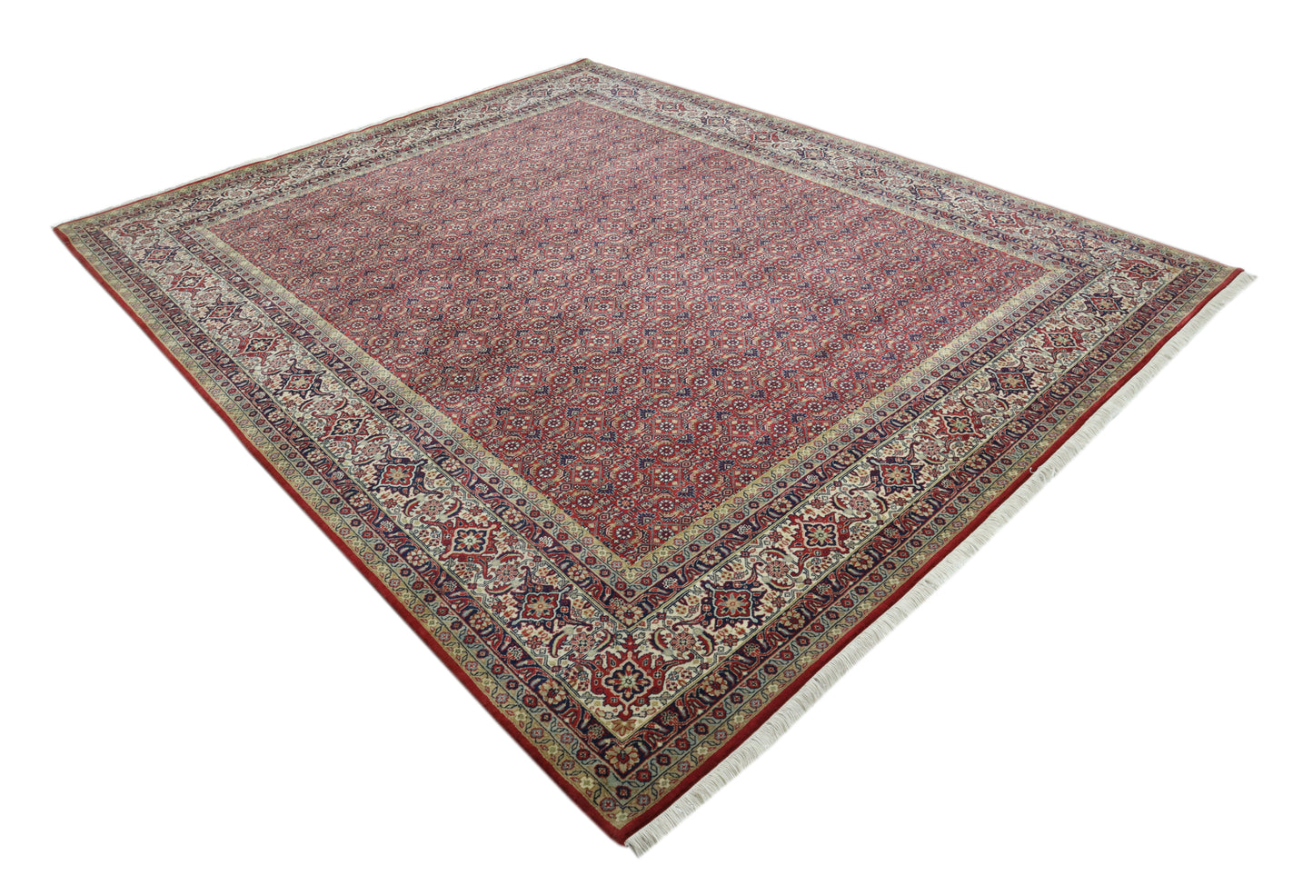 Amritsar Tabriz Mahi design 306x249 cm | Rug# 32124
