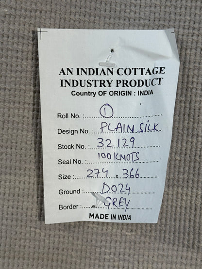 Custom made modern designer rug in pure silk 350x248 cm | Rug# 32129