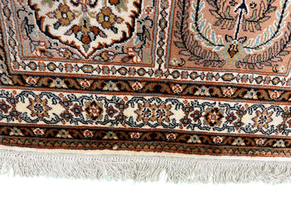 Kashmir Silk Garden Design Rug 101x62 cm | Rug# 32151