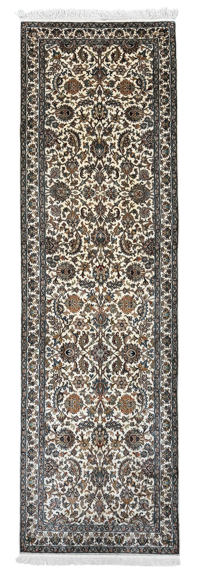 Pure Silk Kashmir Runner Rug 247x77 cm | Rug# 32162