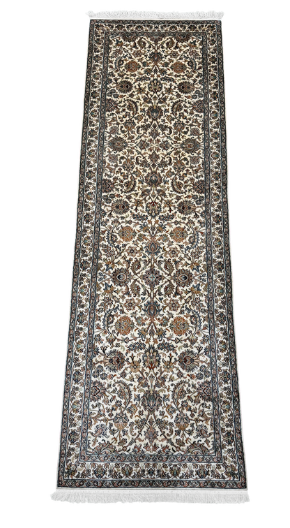Pure Silk Kashmir Runner Rug 247x77 cm | Rug# 32162