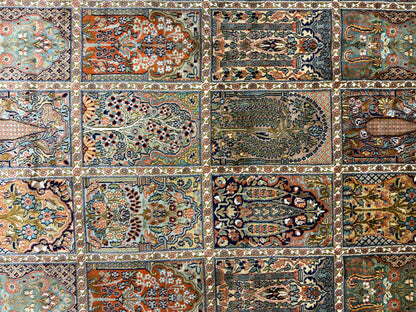 Pure Silk Kashmir Persian Garden Rug 345x244 cm | Rug# 32171