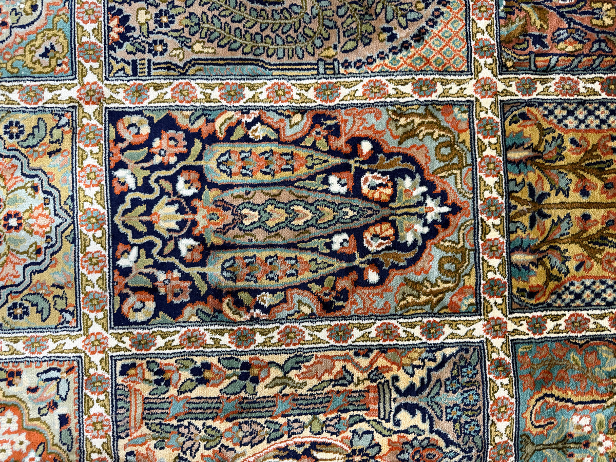 Pure Silk Kashmir Persian Garden Rug 345x244 cm | Rug# 32171