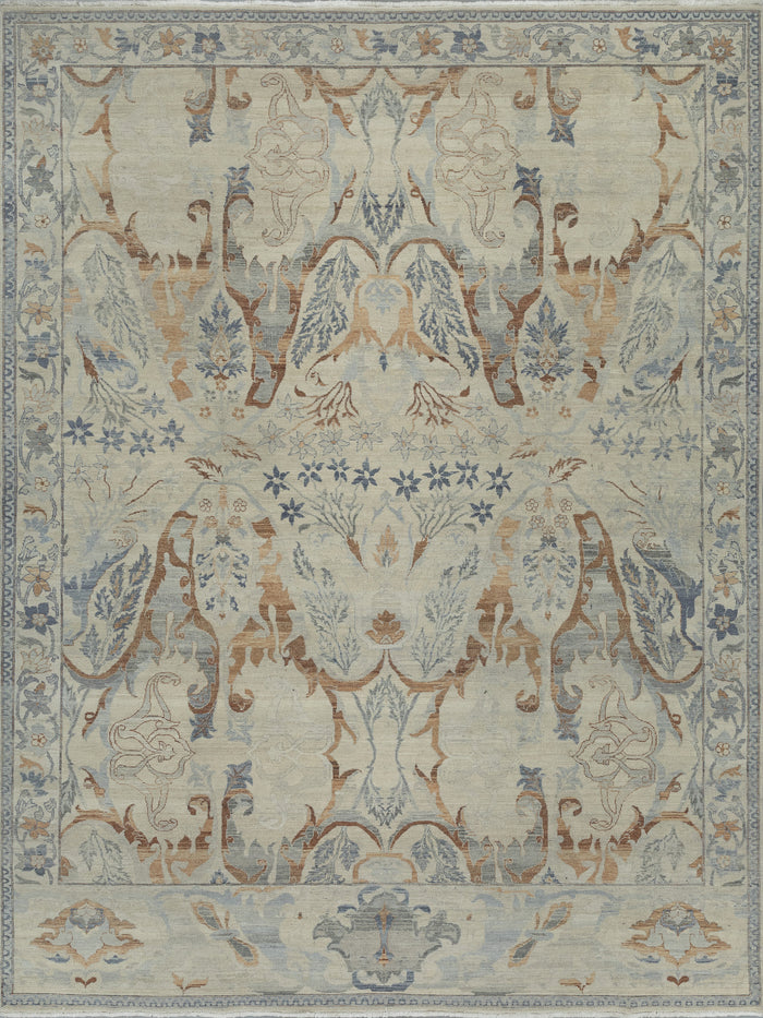 Hand-Knotted Jaipur Garous Bijar Design Rug 369x277 cm | Rug#32193