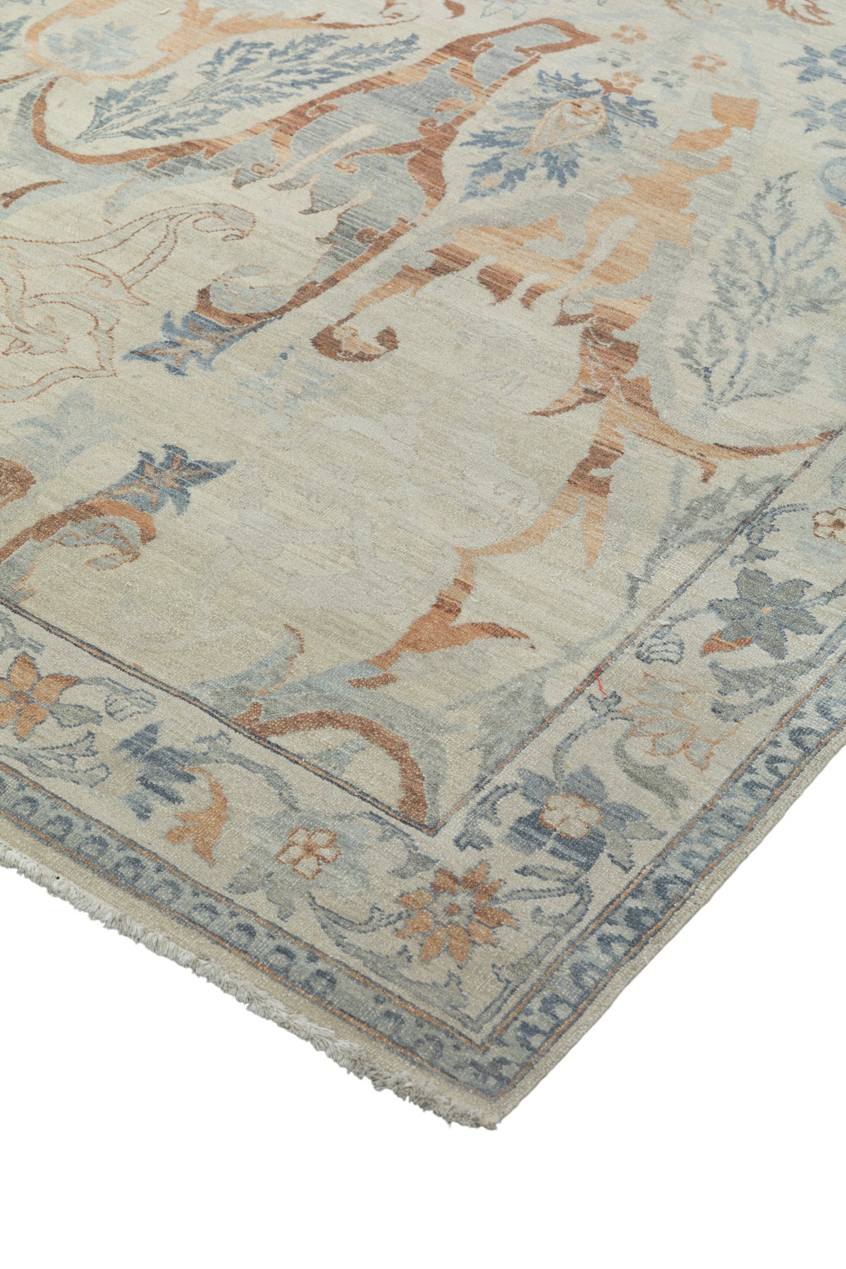 Hand-Knotted Jaipur Garous Bijar Design Rug 369x277 cm | Rug#32193