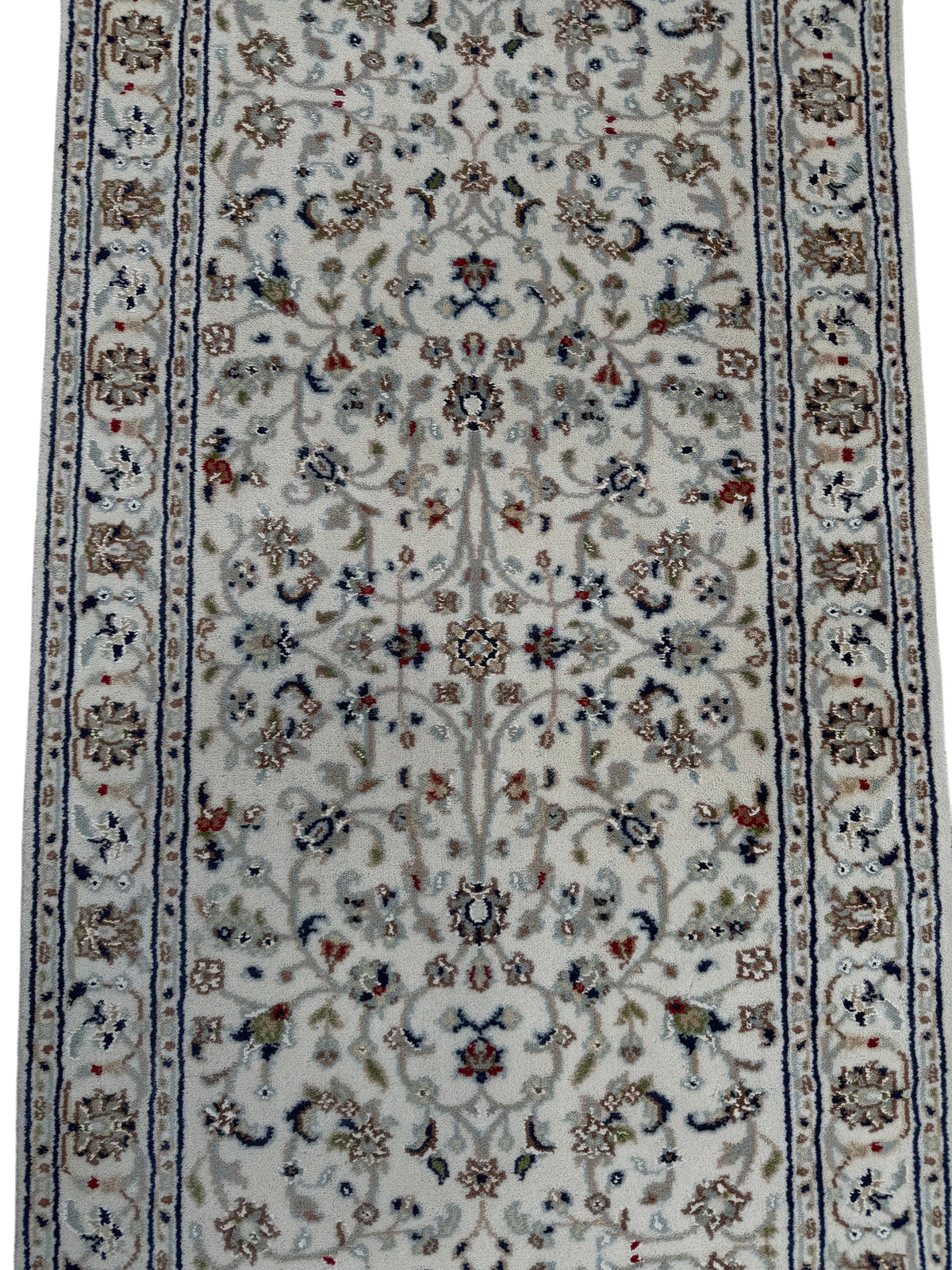 Hand-Knotted Nain Design Hall Runner 617x67 cm | Rug#32201
