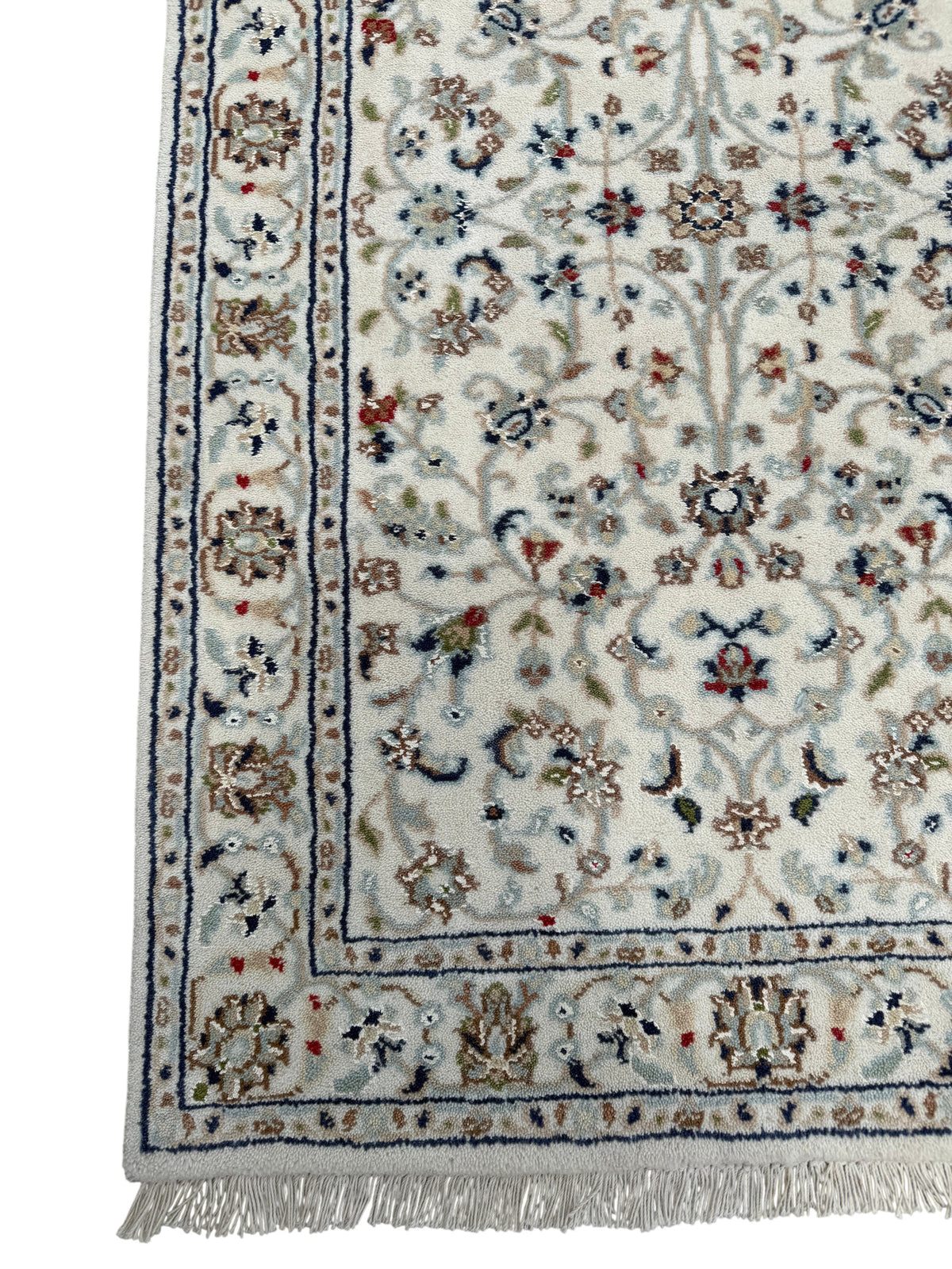 Hand-Knotted Nain Design Hall Runner 617x67 cm | Rug#32201
