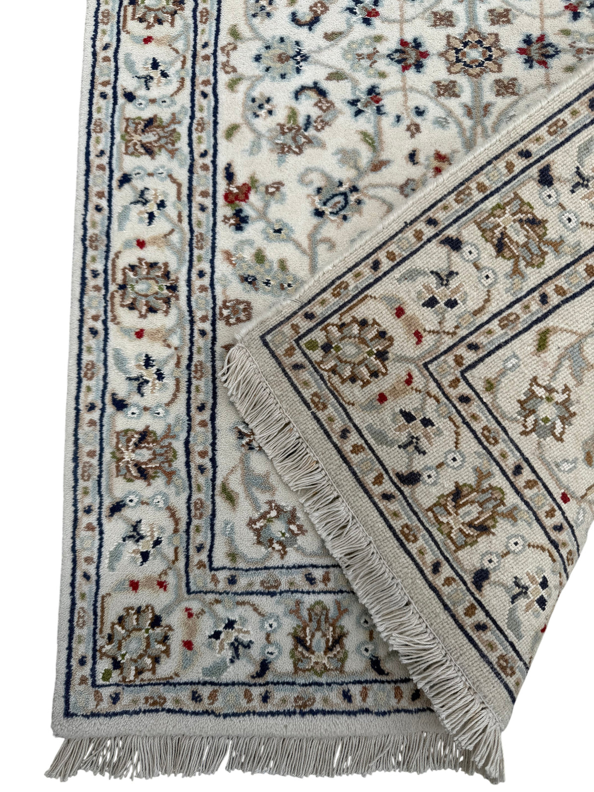 Hand-Knotted Nain Design Hall Runner 617x67 cm | Rug#32201