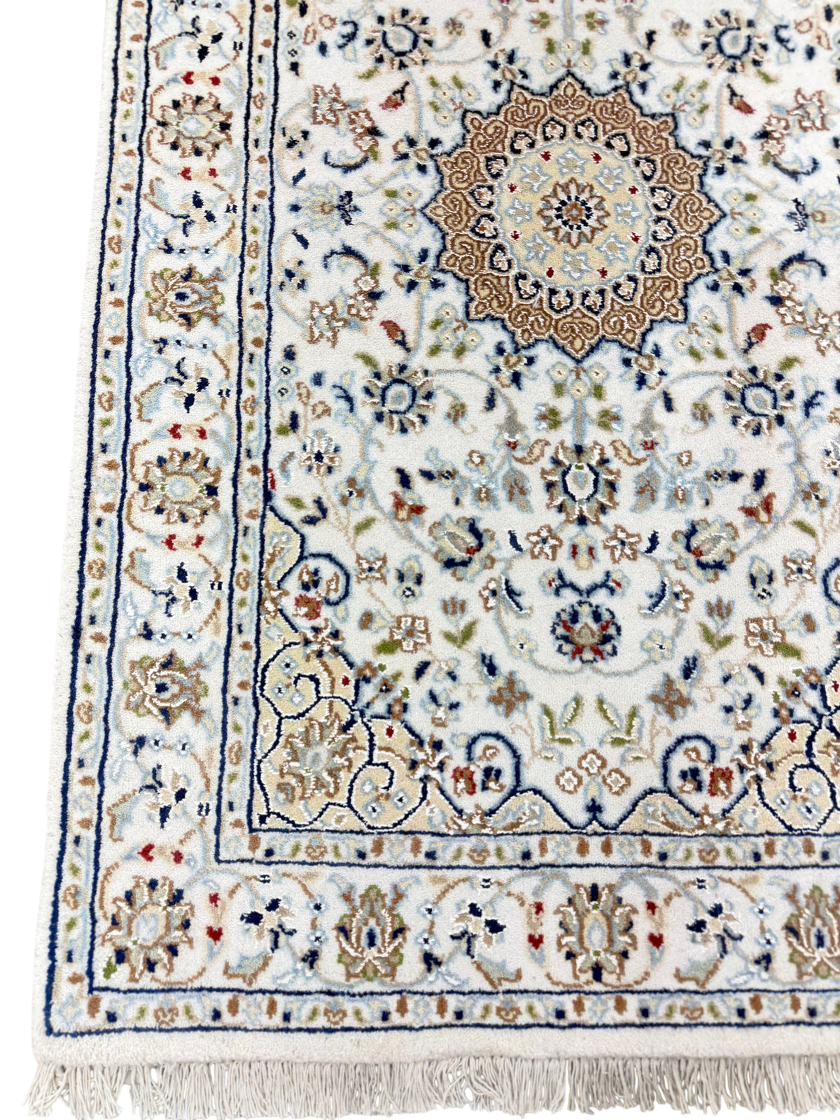 Hand-Knotted Nain Design Hall Runner 617x67 cm | Rug#32201