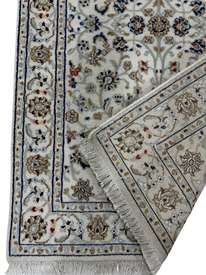 Hand-Knotted Nain Design Hall Runner 308x79 cm | Rug#32202