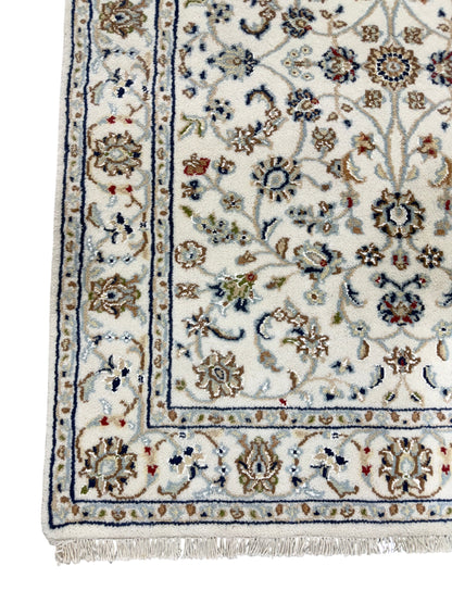 Hand-Knotted Indo-Nain Hall Runner 374x84 cm | Rug#32203