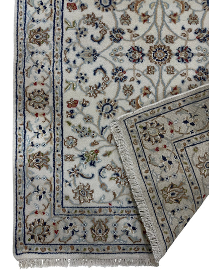 Hand-Knotted Indo-Nain Hall Runner 374x84 cm | Rug#32203