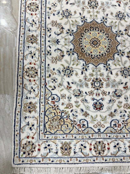 Hand-Knotted Indo-Nain Hall Runner 428x79 cm | Rug# 32204
