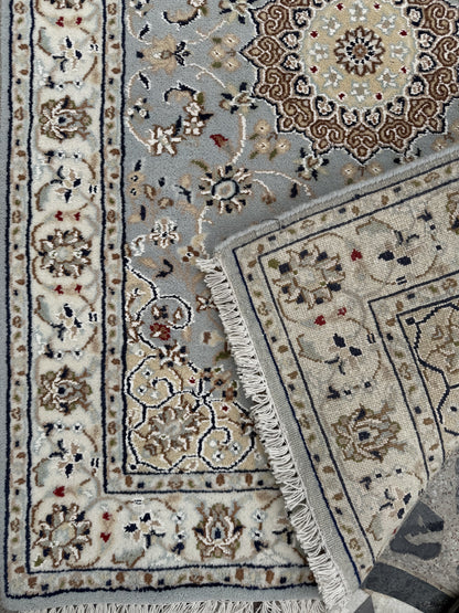 Hand-Knotted Nain Design Hall Runner 607x78 cm | Rug#32206