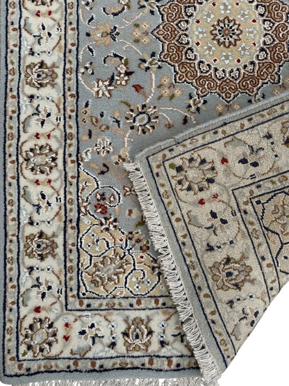 Hand-Knotted Nain Design Hall Runner 607x78 cm | Rug#32206