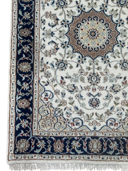Hand-Knotted Nain Design Hall Runner 436x83 cm | Rug#32208