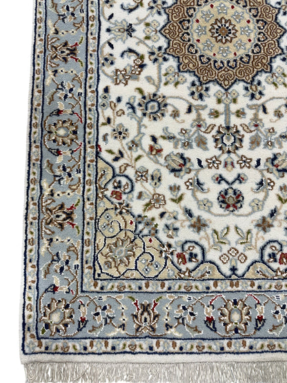 Hand-Knotted Nain Design Hall Runner 194x84 cm | Rug#32210