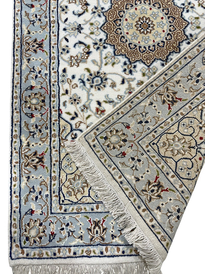 Hand-Knotted Nain Design Hall Runner 194x84 cm | Rug#32210