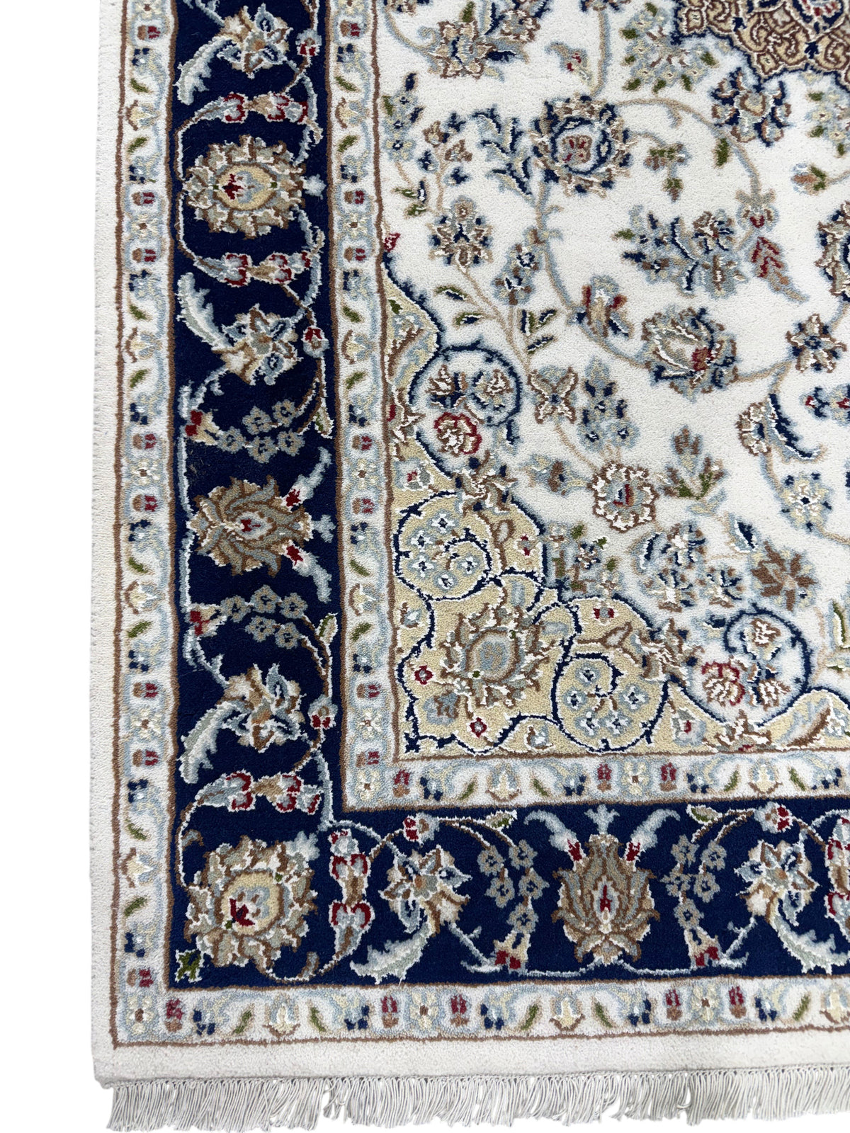 Hand-Knotted Nain Design Rug 186x122 cm | Rug#32211