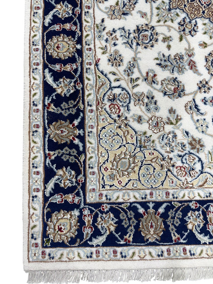 Hand-Knotted Nain Design Rug 186x122 cm | Rug#32211