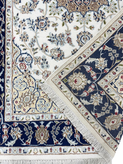 Hand-Knotted Nain Design Rug 186x122 cm | Rug#32211