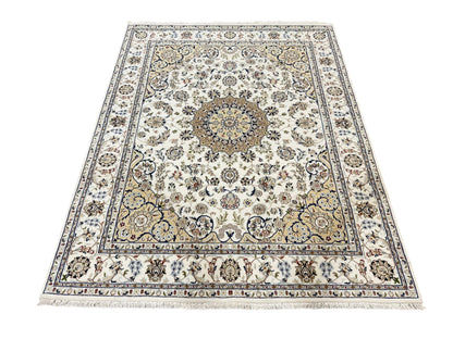 Hand-Knotted Nain Design Rug 254x201 cm | Rug#32214