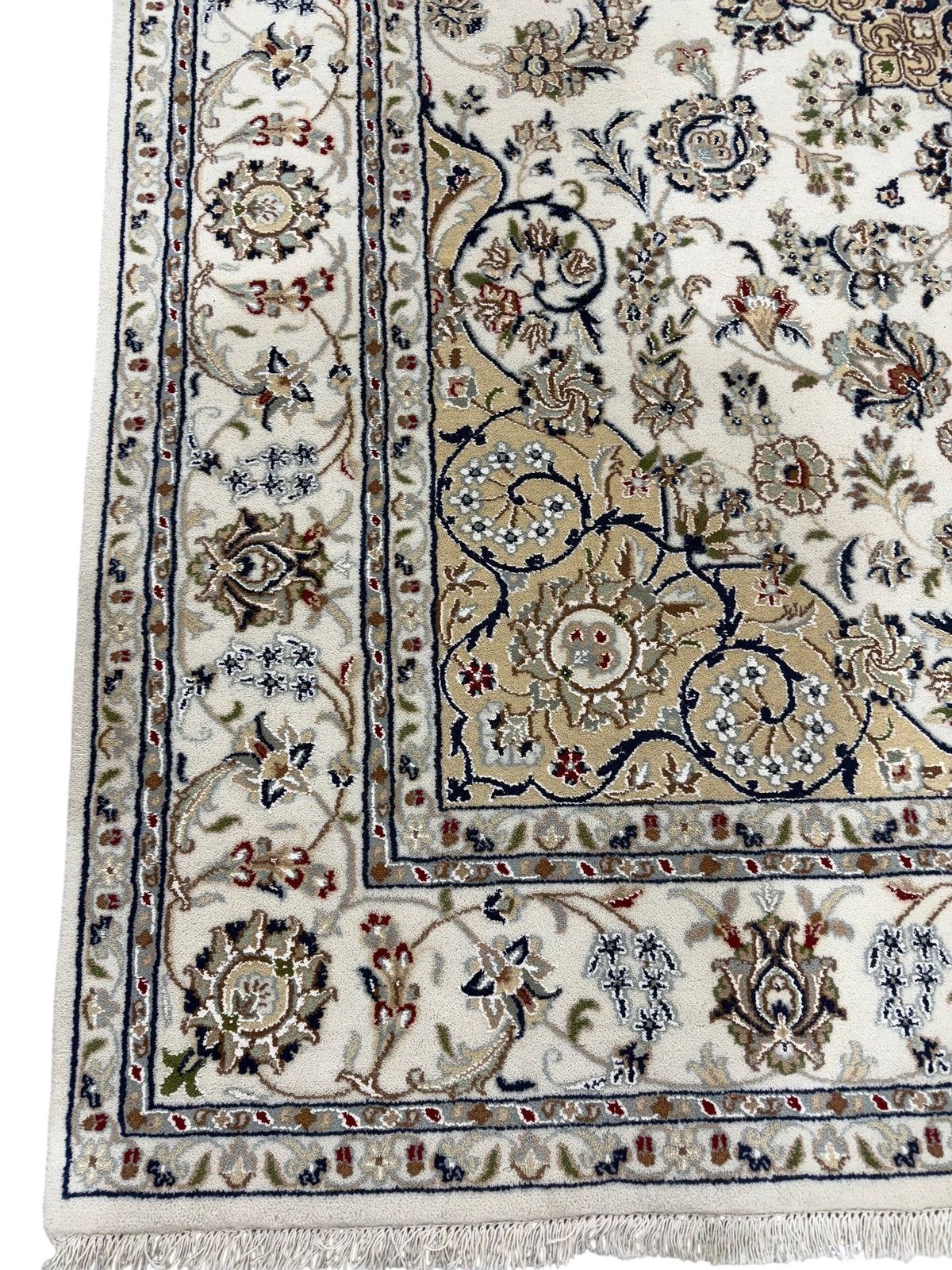 Hand-Knotted Nain Design Rug 254x201 cm | Rug#32214