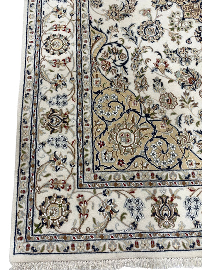 Hand-Knotted Nain Design Rug 254x201 cm | Rug#32214