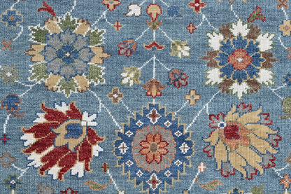 Hand-Knotted Agra Oushak Design Rug 304x232 cm | Rug# 32689