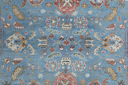 Hand-Knotted Agra Oushak Design Rug 306x242 cm | Rug# 32690