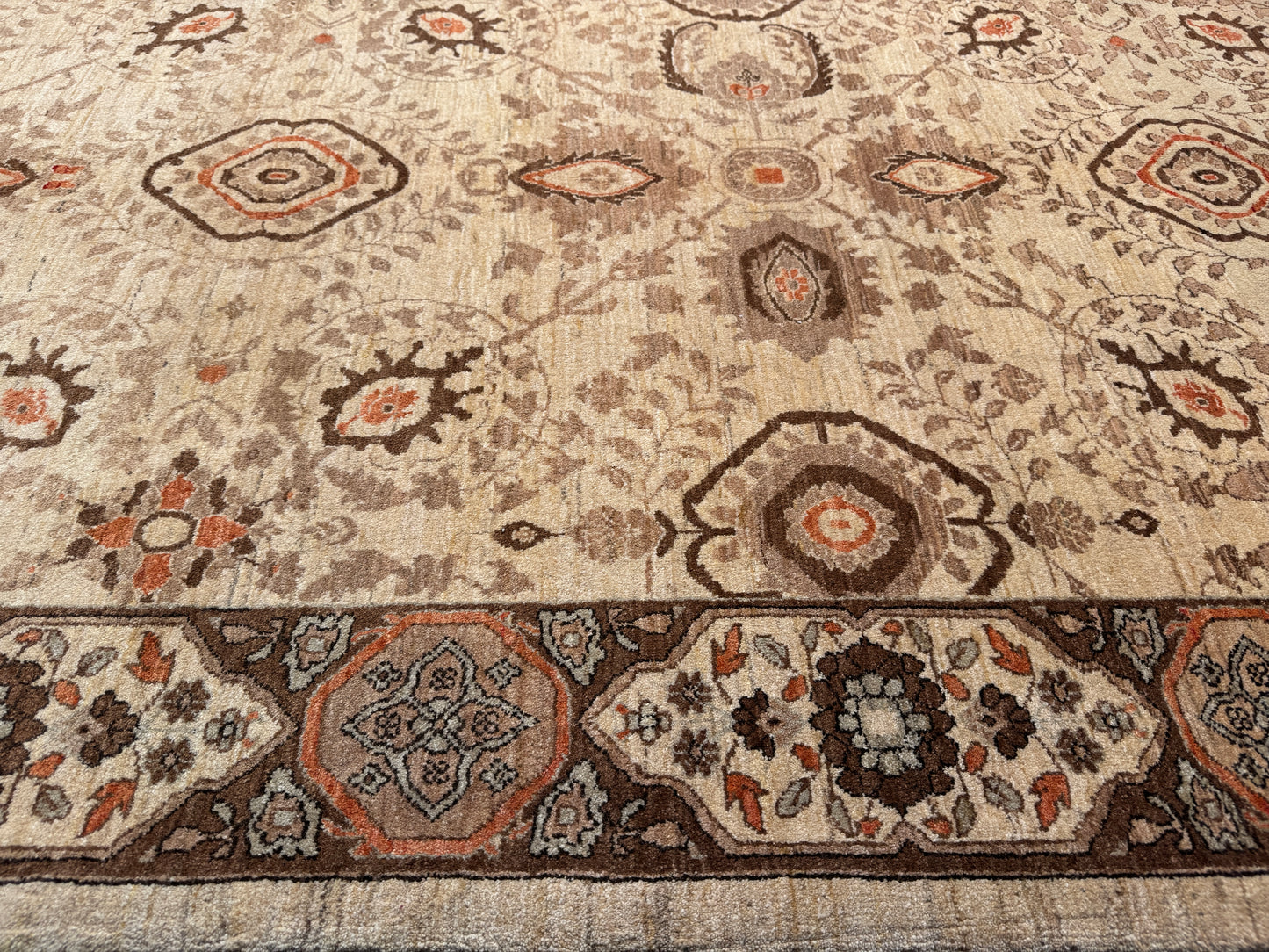 Persian Bijar, circa 2000, vegetable dyes, Persia,  300x244cm | Rug# 3451