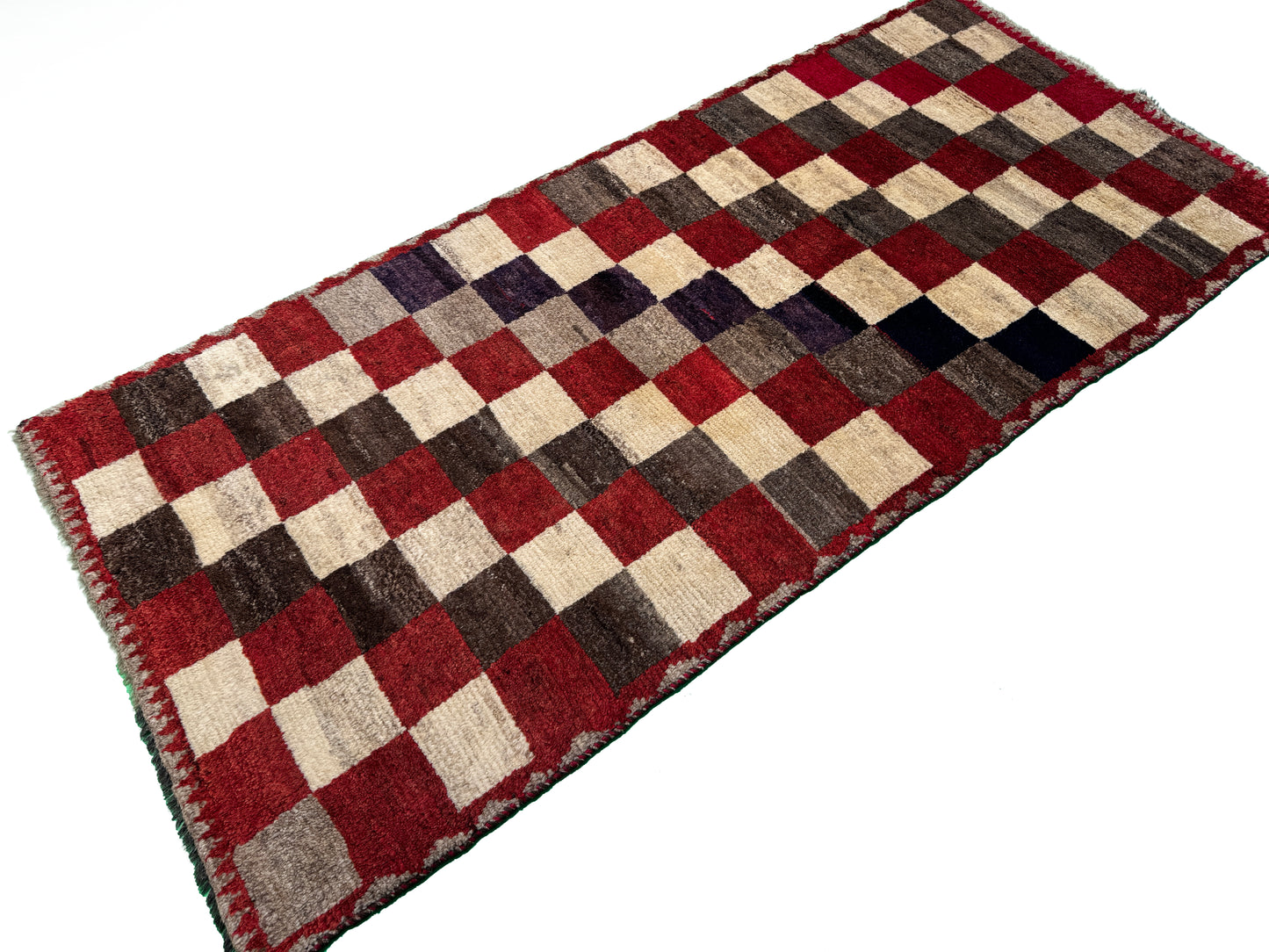 Nomadic Gabbeh, Qashqai tribe, Persia  233x105cm | Rug# 3526