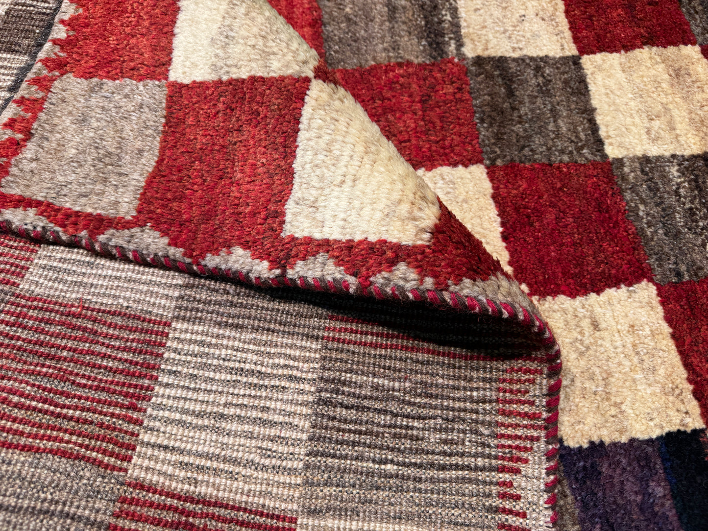 Nomadic Gabbeh, Qashqai tribe, Persia  233x105cm | Rug# 3526