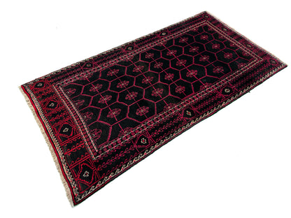 Vintage Balouch  Nomadic weave Cira 1960  Persia 209x110cm  | Rug# 3628