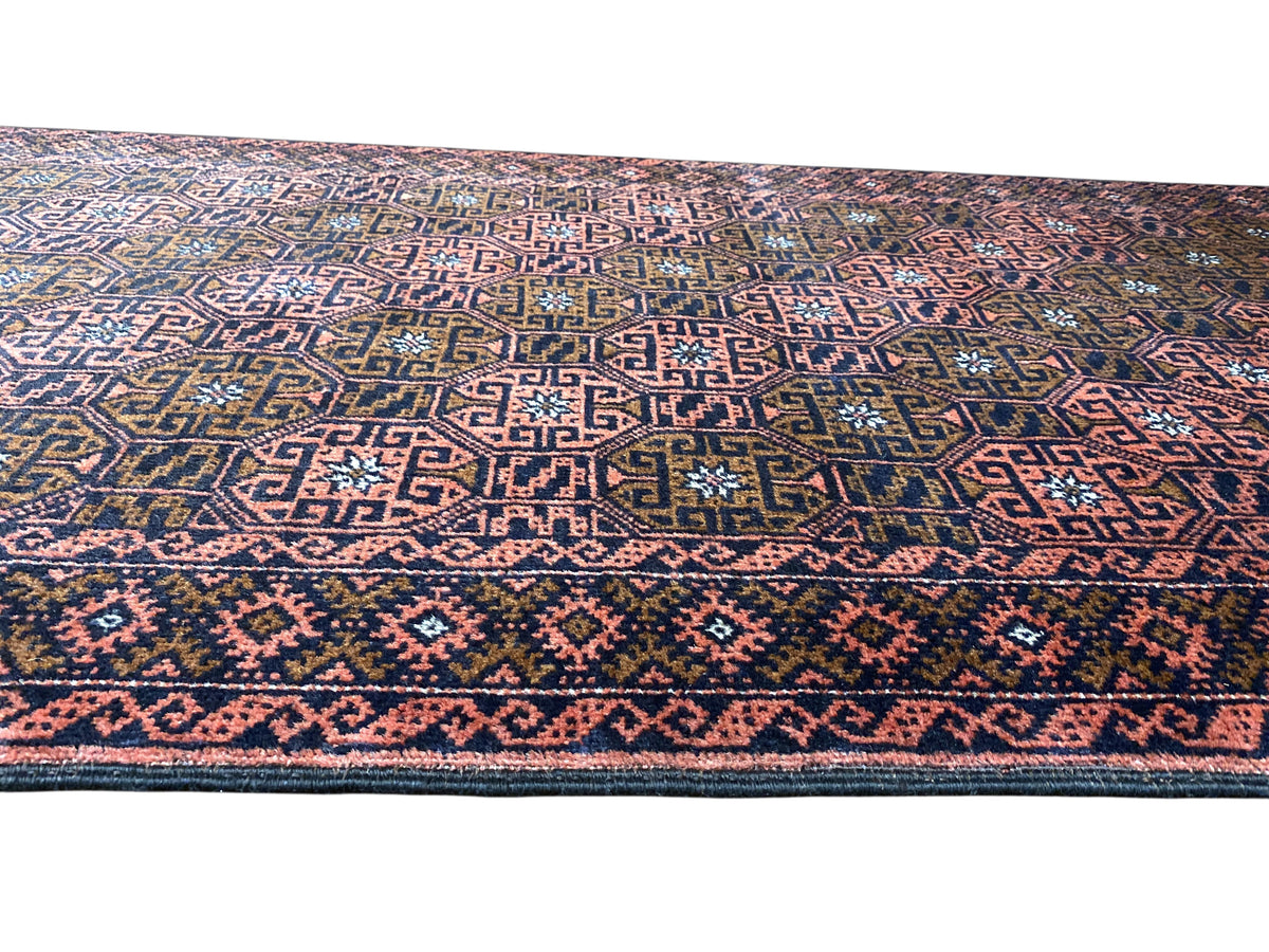 Vintage Persian Balouch Runner 385x86 cm | Rug# 3706