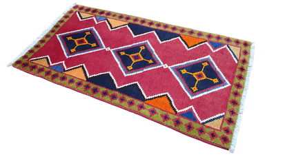 Nomadic Kashkuli-Qashqai, South-Persia 87x49cm | Rug# 3756