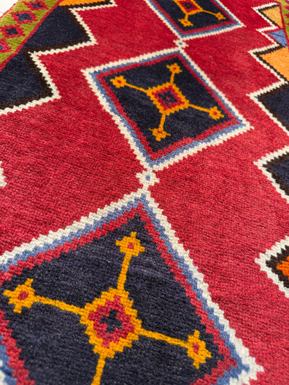 Nomadic Kashkuli-Qashqai, South-Persia 87x49cm | Rug# 3756