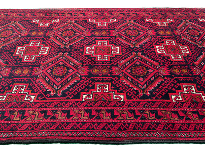 Cottage weave Balouch prayer size rug, Persia  178x93 cm | Rug# 3792