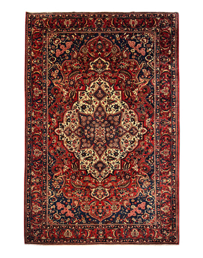 Chaleh-shotor Bakhtiar design double wefts 332x210cm | Rug# 4028