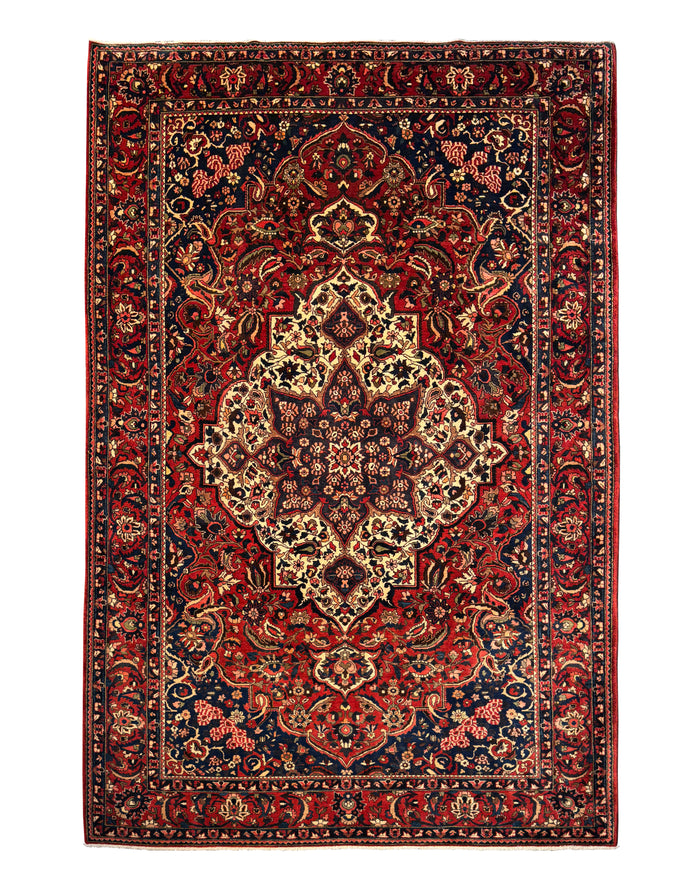 Chaleh-shotor Bakhtiar design double wefts 332x210cm | Rug# 4028