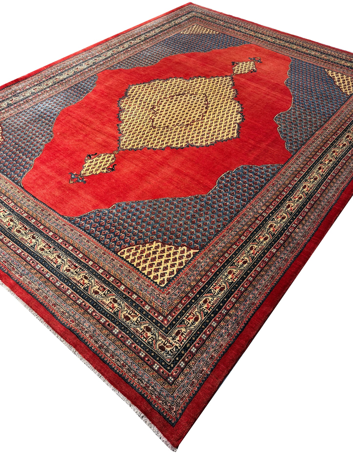 Sarouk Mir, circa 1970  375x285 cm | Rug# 4055