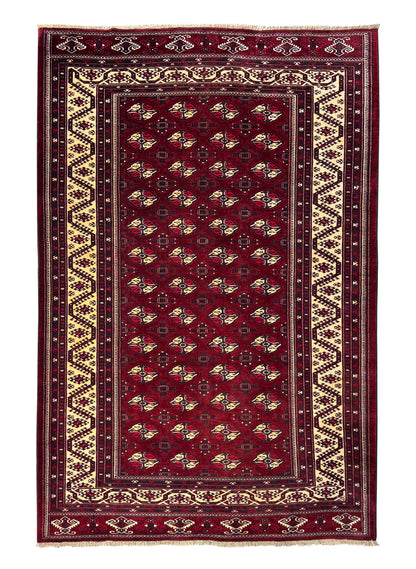 Yamut Turkaman, all wool construction  405x236 cm | Rug# 4056