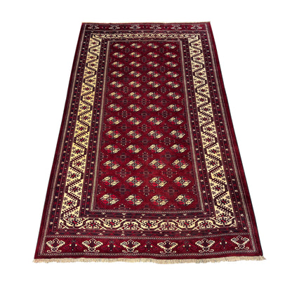 Yamut Turkaman, all wool construction  405x236 cm | Rug# 4056
