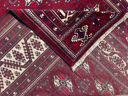 Yamut Turkaman, all wool construction  405x236 cm | Rug# 4056