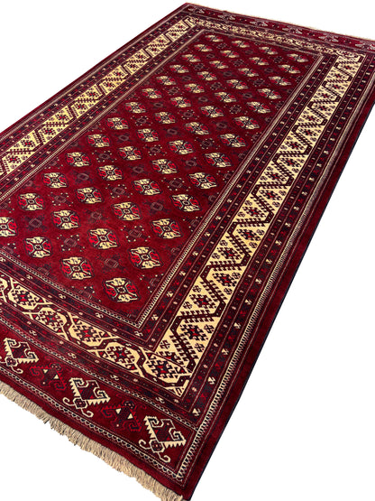 Yamut Turkaman, all wool construction  405x236 cm | Rug# 4056