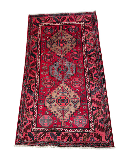 Khamseh-Hamedan, Persia 195x108 cm | Rug# 4089