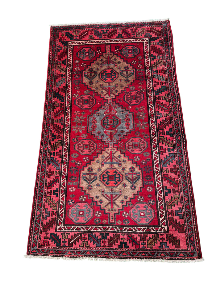 Khamseh-Hamedan, Persia 195x108 cm | Rug# 4089