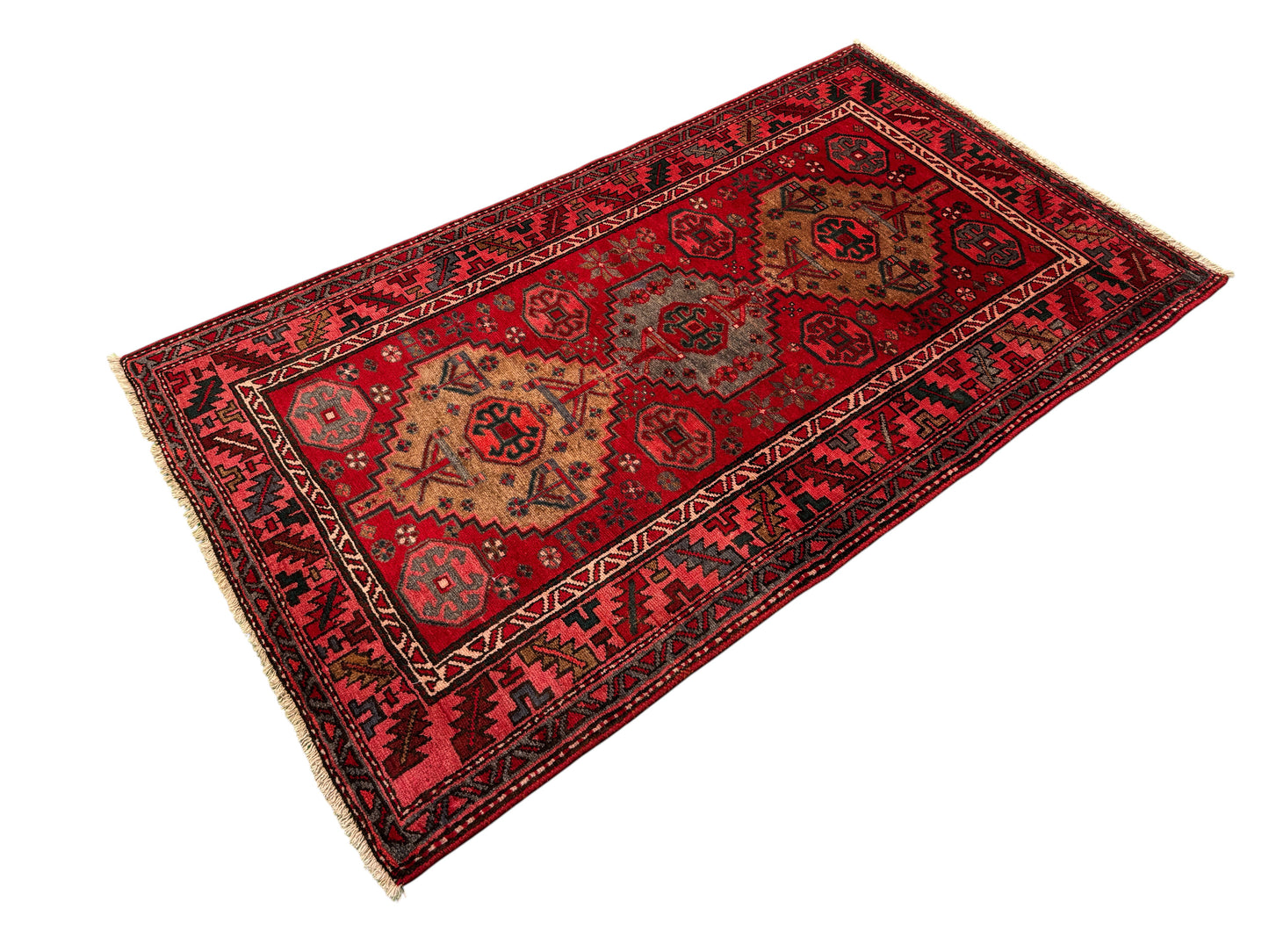 Khamseh-Hamedan, Persia 195x108 cm | Rug# 4089